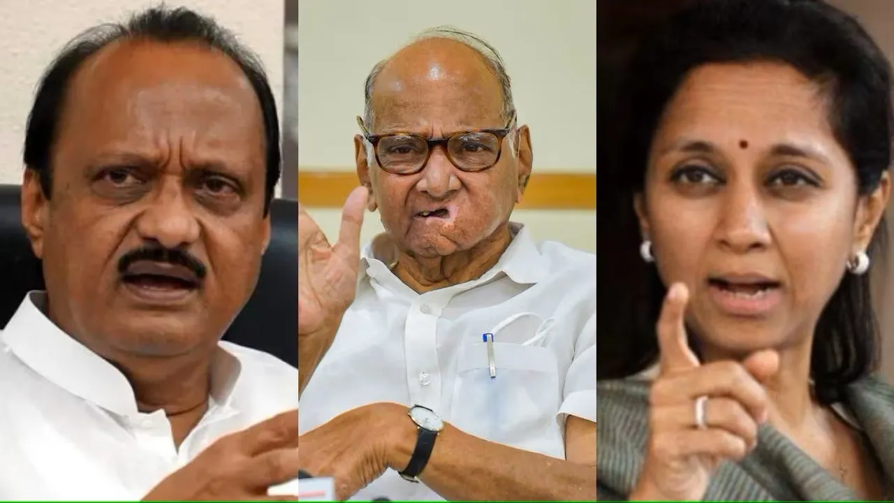 Ajit Pawar Sharad Pawar Supriya Sule