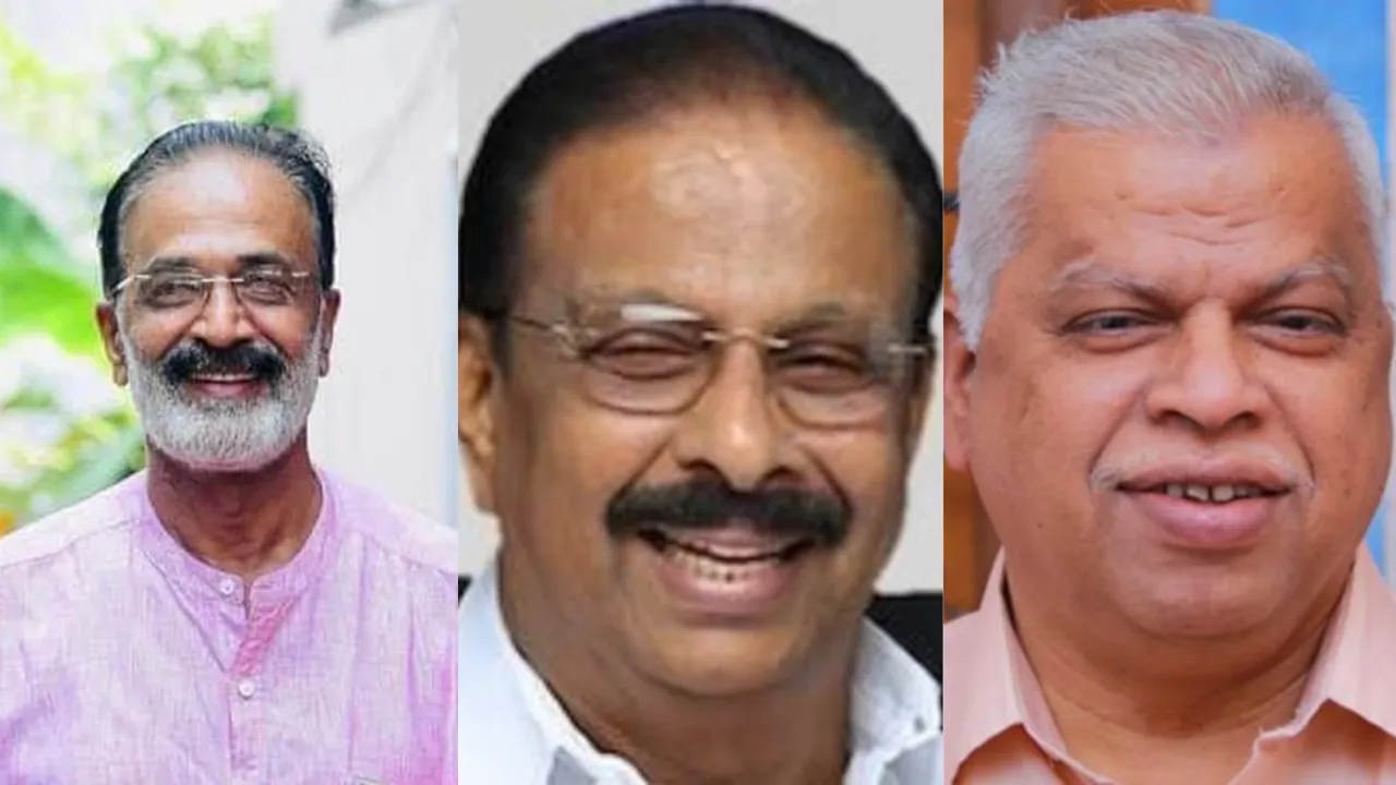 C Raghunath K Sudhakaran M V Jayarajan