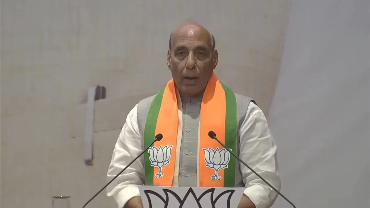 BJP Sankalp Patra Rajnath Singh