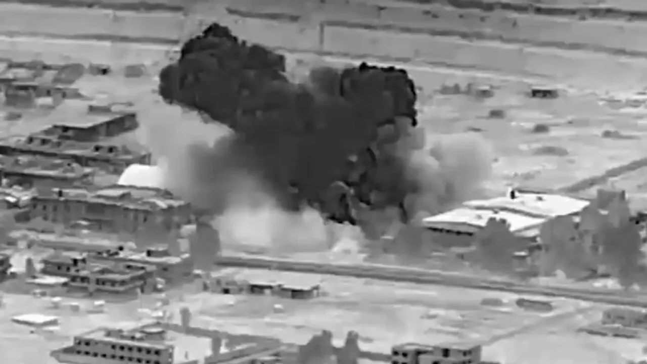 eastern Syria US Airstrike