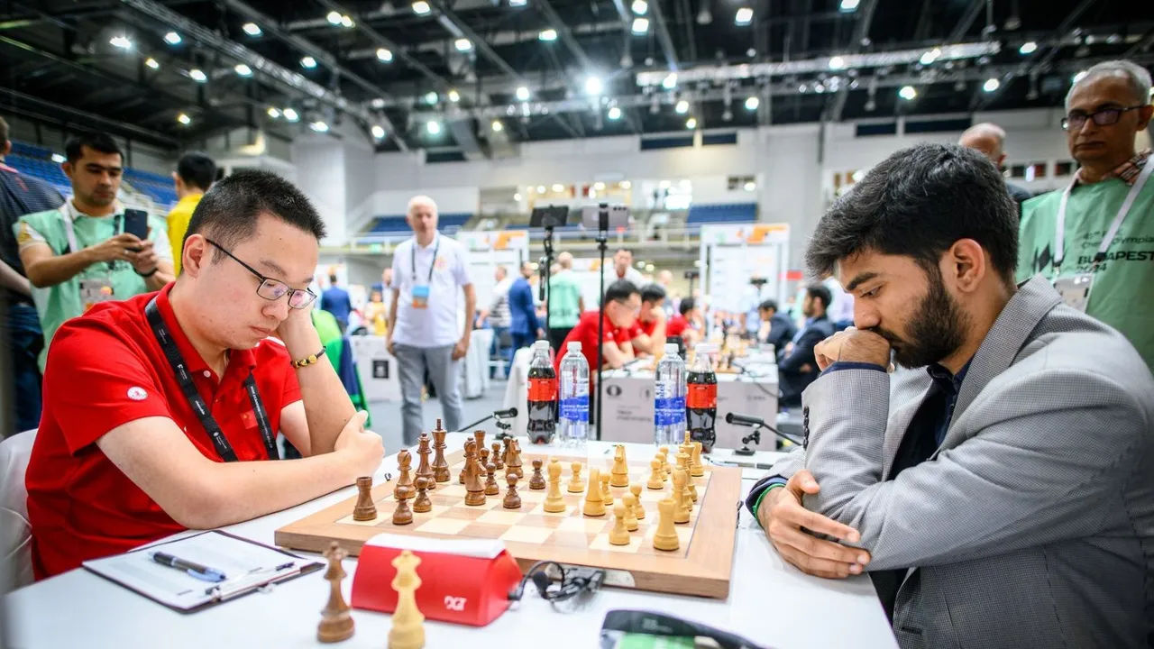D Gukesh Chess Olympiad