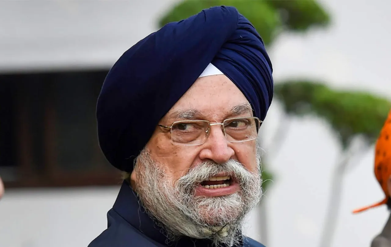 hardeep singh puri Net zero environment.jpg