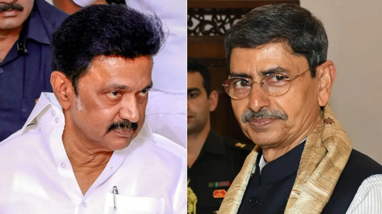 Governor R N Ravi M K Stalin