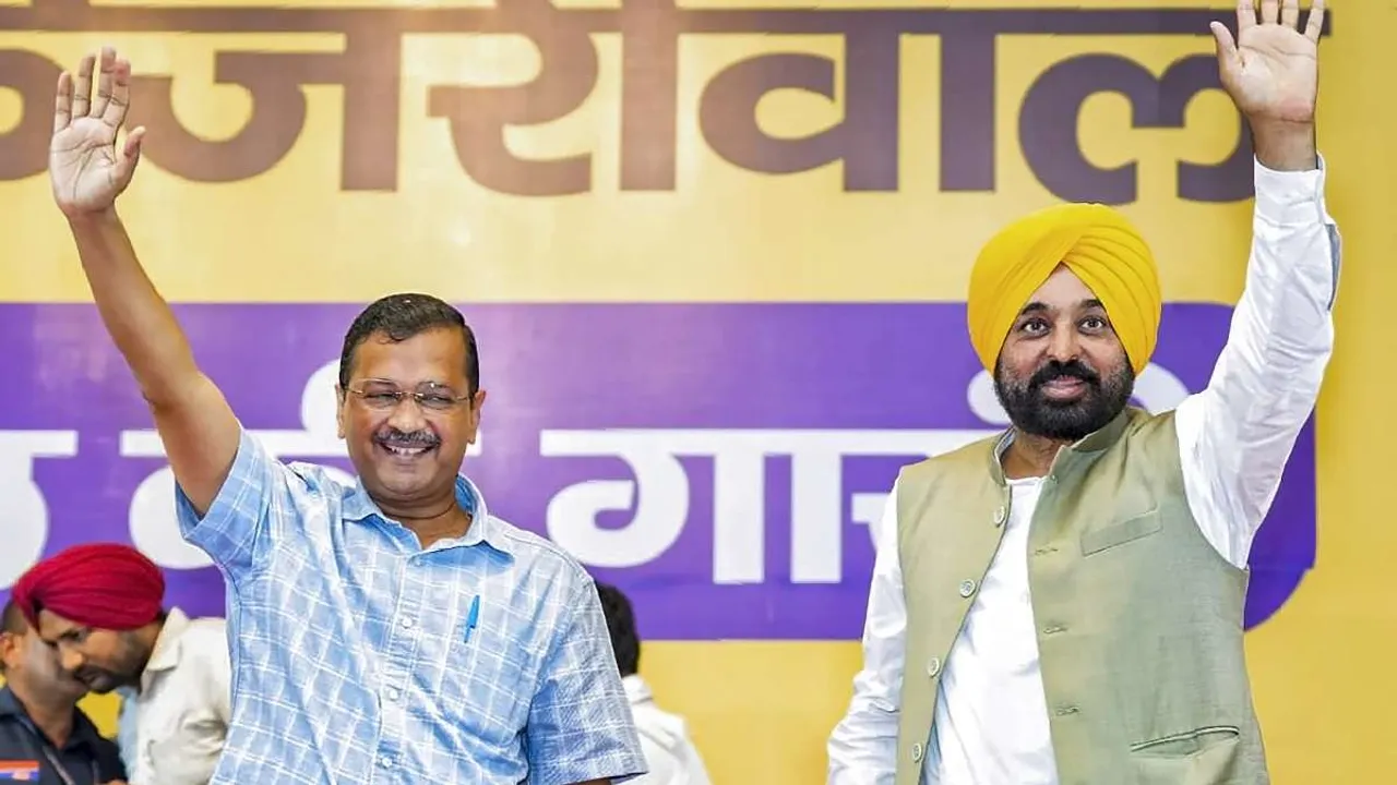 Arvind Kejriwal Bhagwant Mann