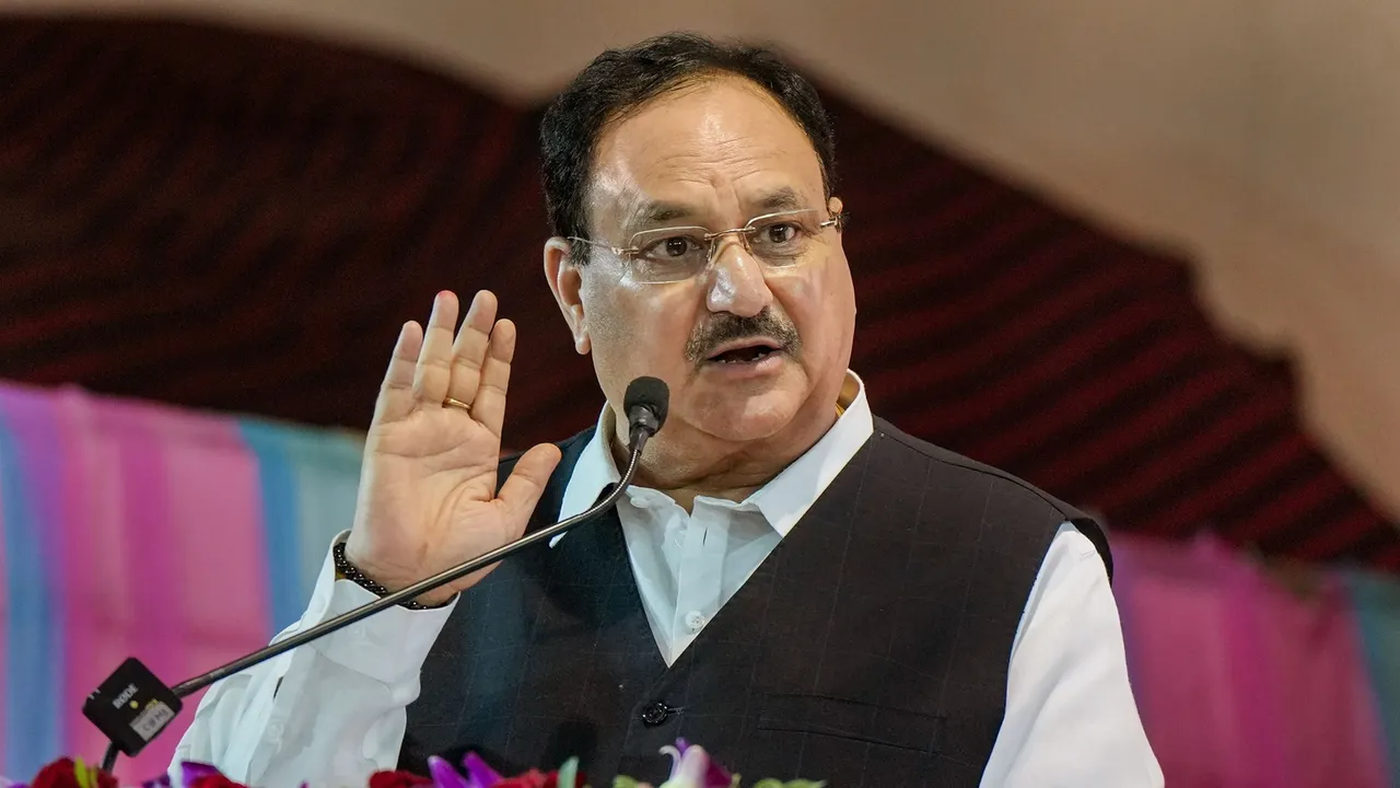 BJP National President JP Nadda