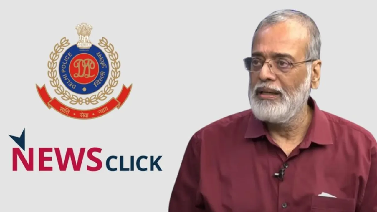 NewsClick prabir Delhi Police.jpg