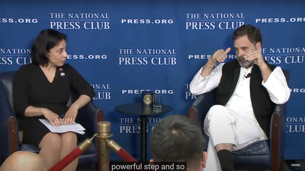 Rahul Gandhi in US