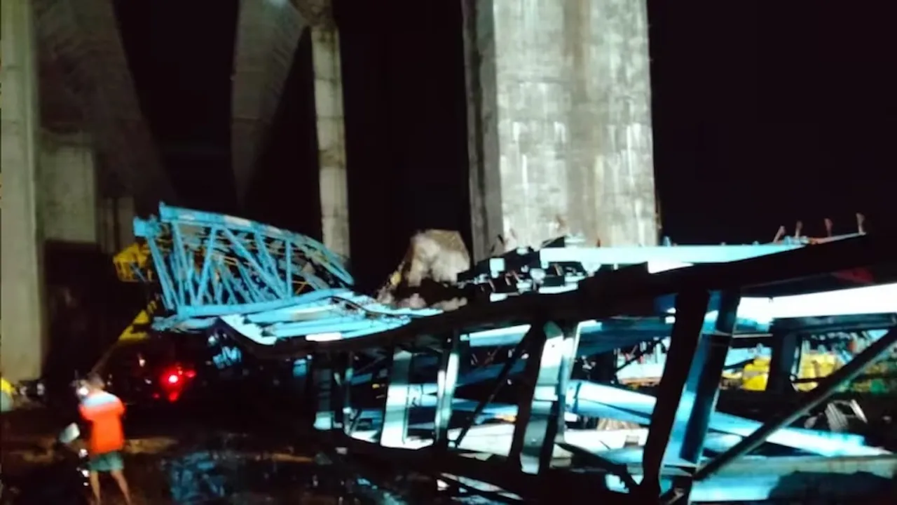 girder machine collapse in Thane