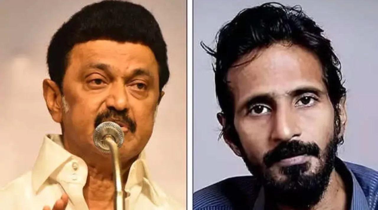 M K Stalin and Kishore K Swamy