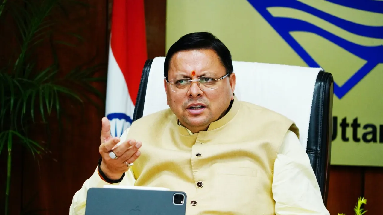 Uttarakhand CM Pushkar Singh Dhami (File image)