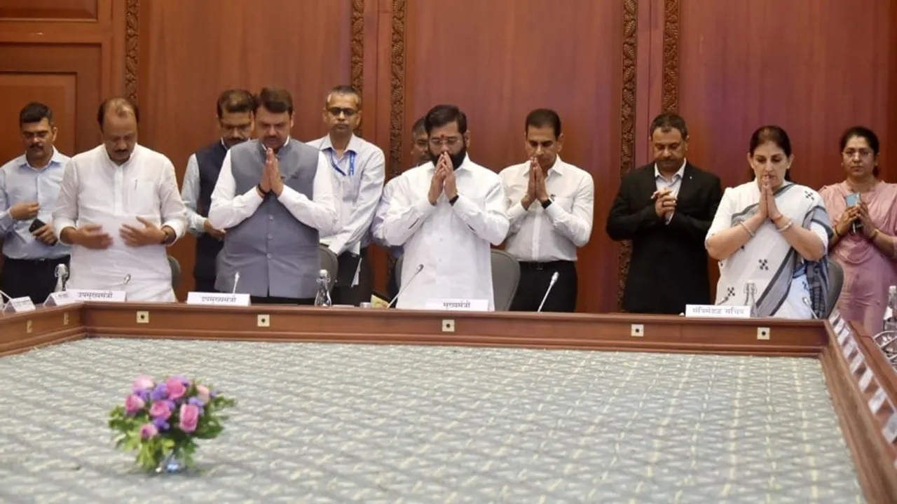  Maharashtra cabinet meeting chaired by Chief Minister Eknath Shinde