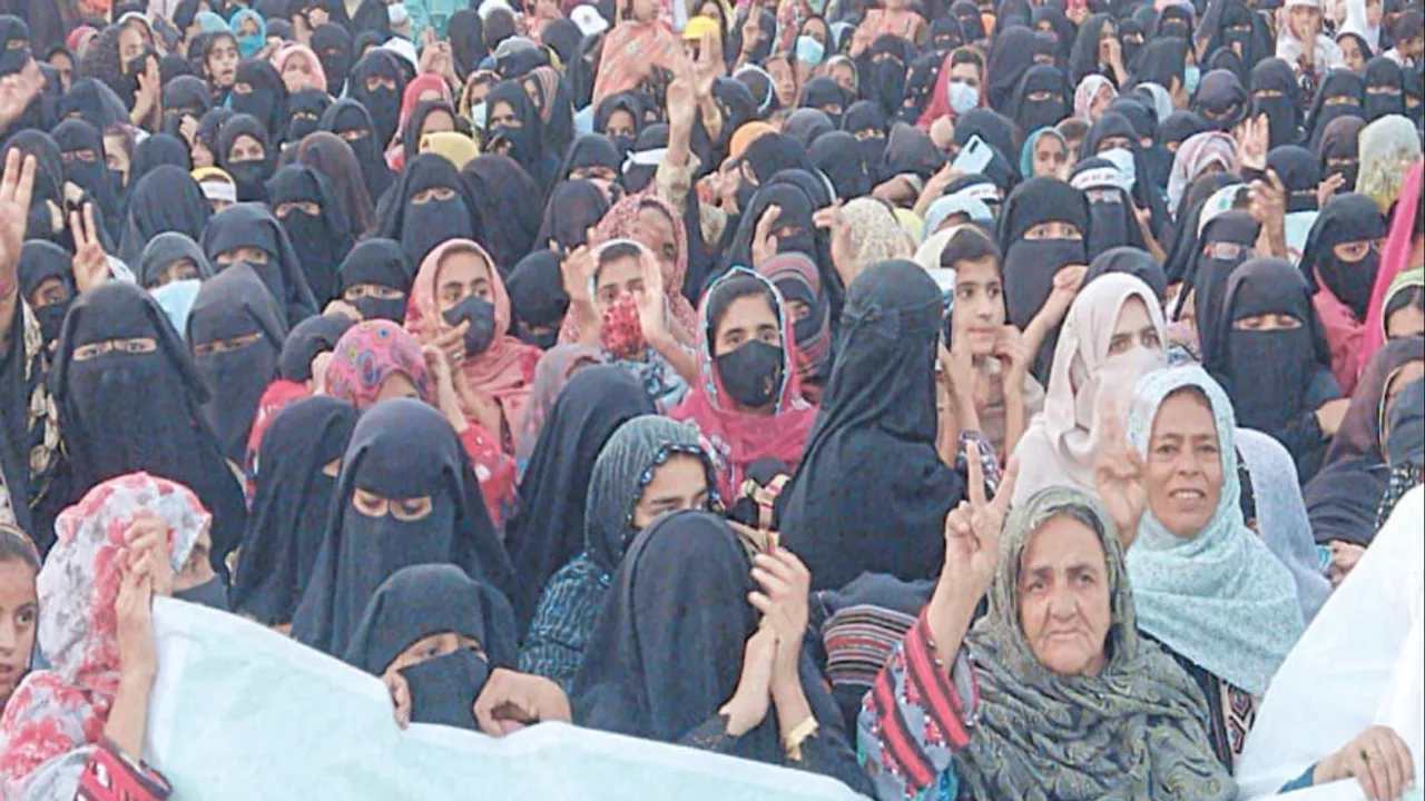Gwadar women protest