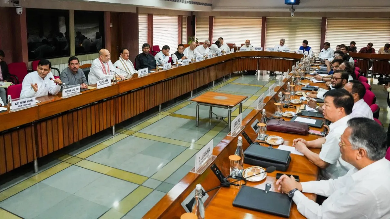 All party meeting Parliament