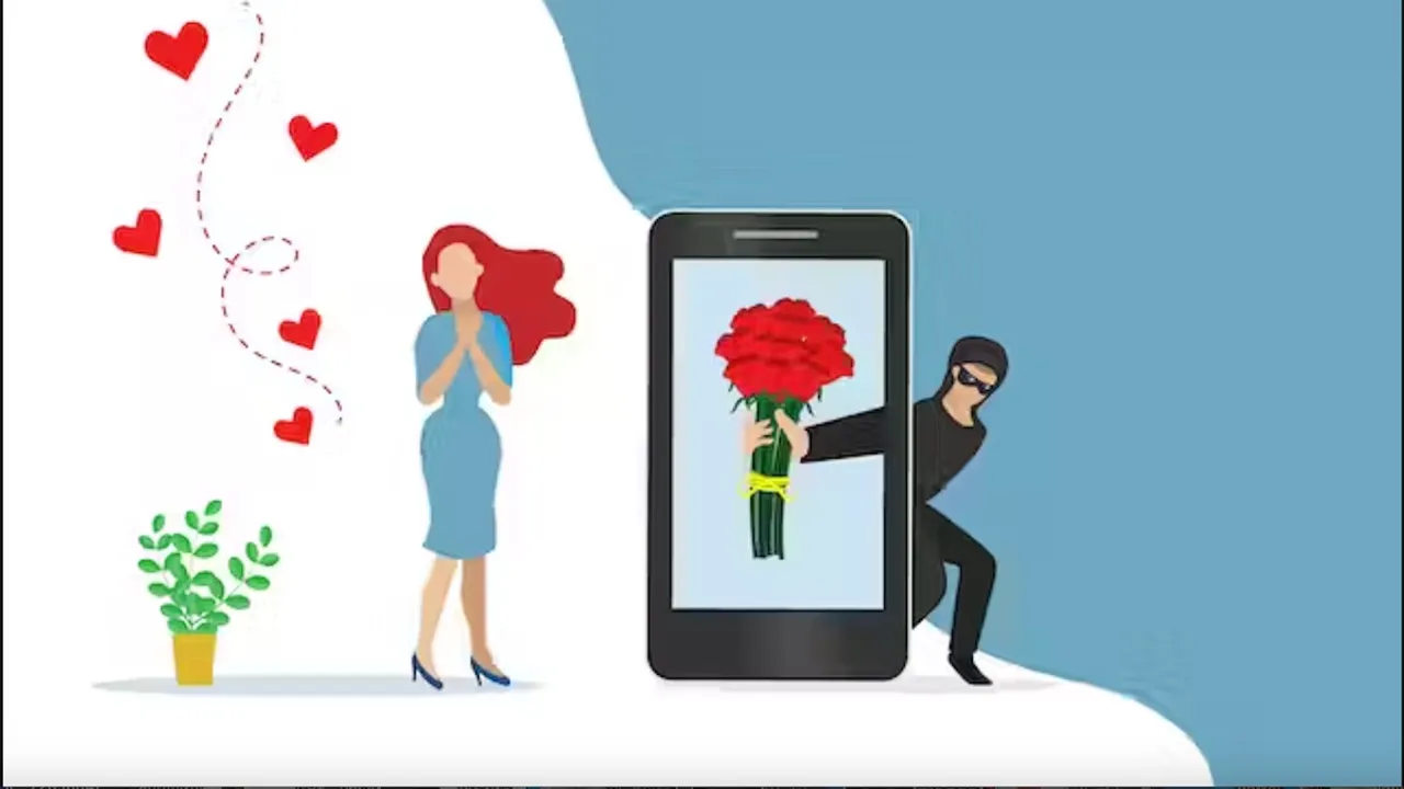 Online romance scam
