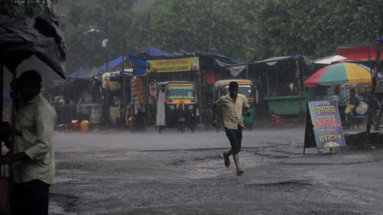 Odisha Rains Low-Depression