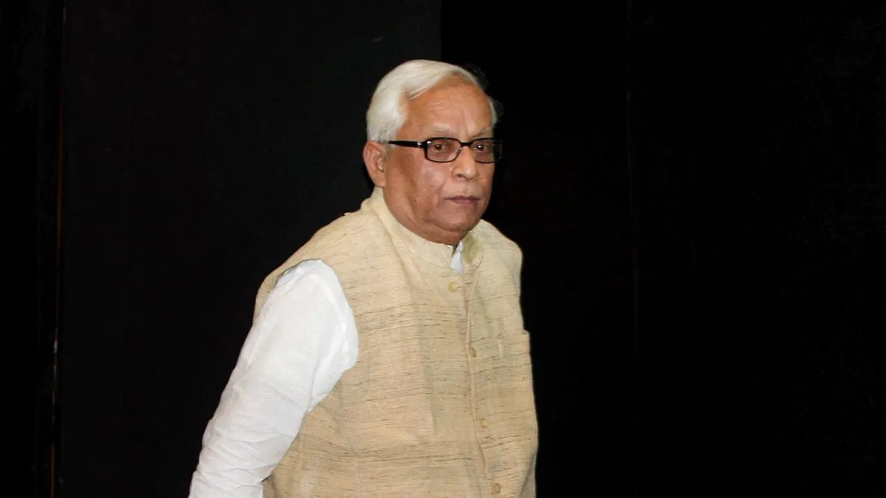 In this Wednesday, Jan. 19, 2011 file image former West Bengal Chief Minister Buddhadeb Bhattacharjee arrives to address the media in New Delhi.