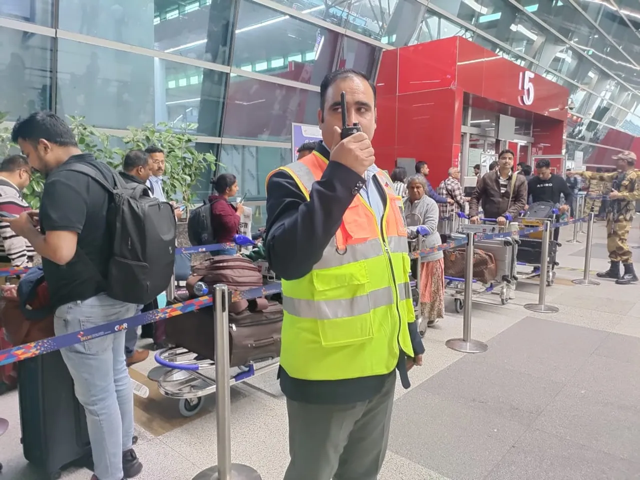 Delhi airport Terminal Congestion