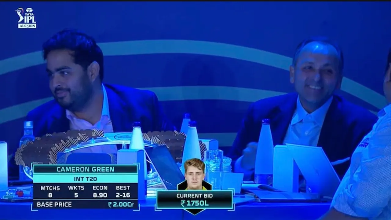 Akash Ambani at IPL auction