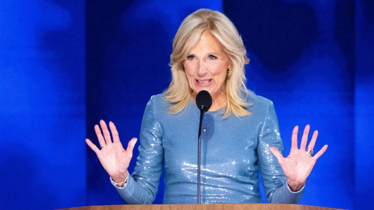 First Lady Jill Biden at DNC night