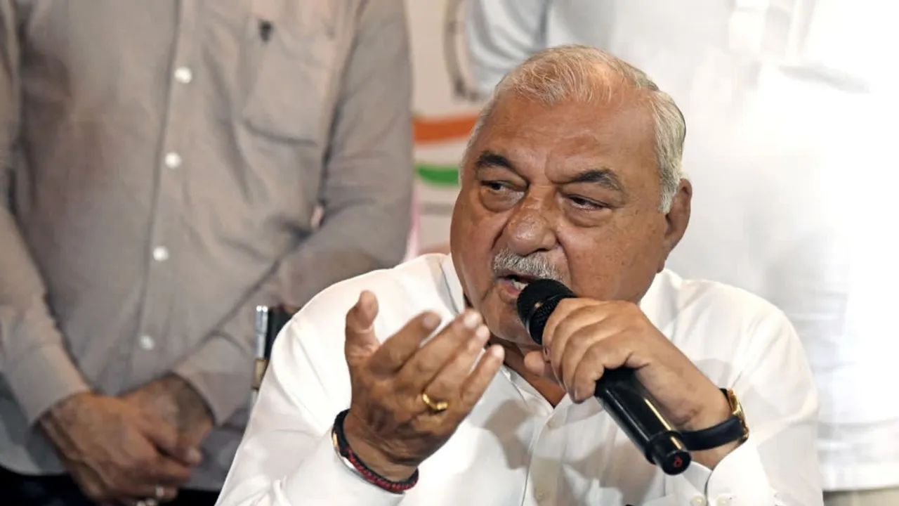 Haryana Congress leader Bhupinder Singh Hooda (File image)