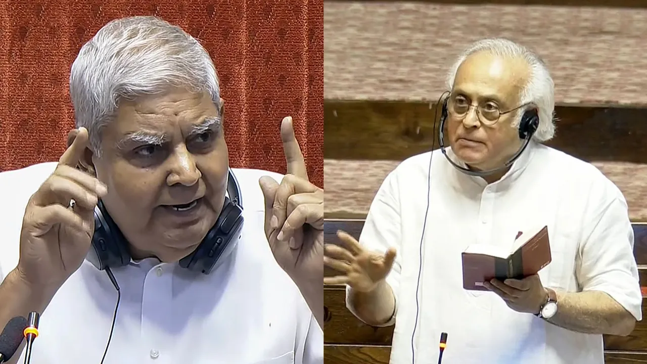 Jagdeep Dhankhar Jairam Ramesh