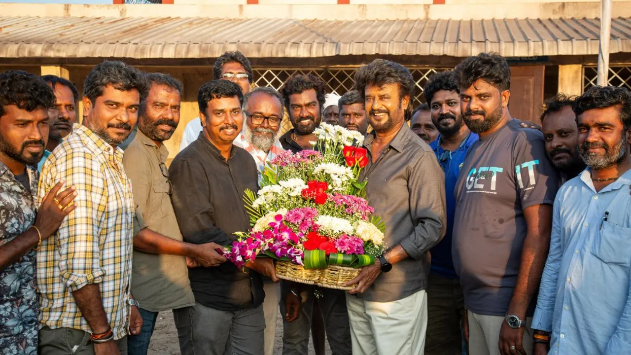 Superstar Rajinikanth has completes filming his portion for the upcoming Tamil movie Vettaiyan