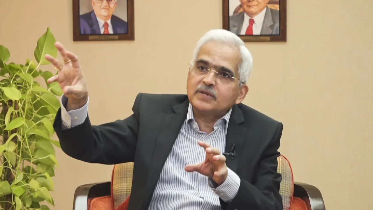 RBI Governor Shaktikanta Das speaks with PTI