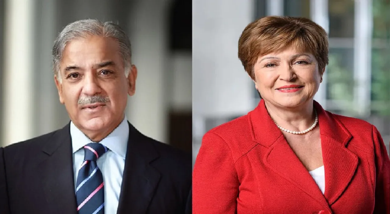 IMF chief Kristalina Georgieva Pakistan Shehbaz Sharif