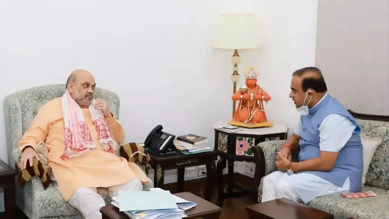 Amit Shah Himanta Biswa Sarma