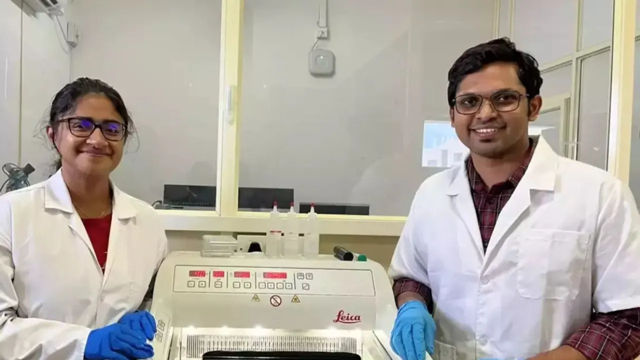 Vijaya V Vaishnavi (left) and Vishal K Gupta (right), lead authors of the study