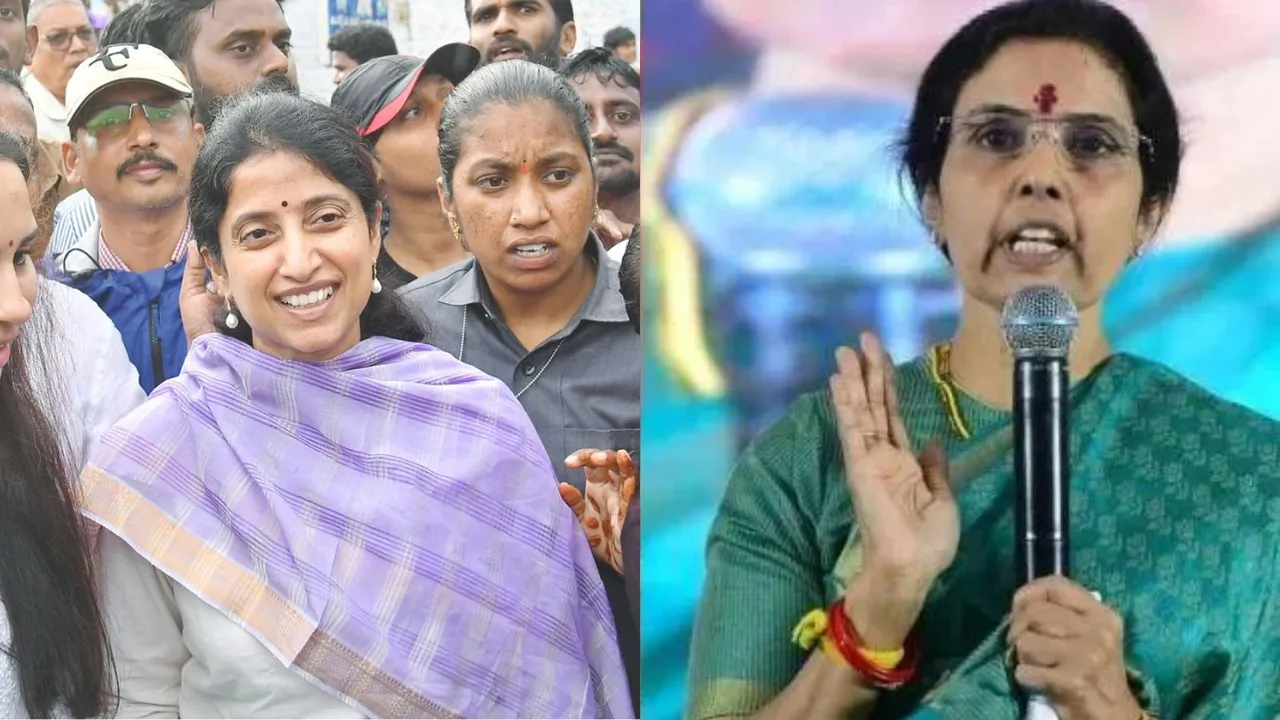 YS Bharathi Reddy Bhuvaneswari Naidu