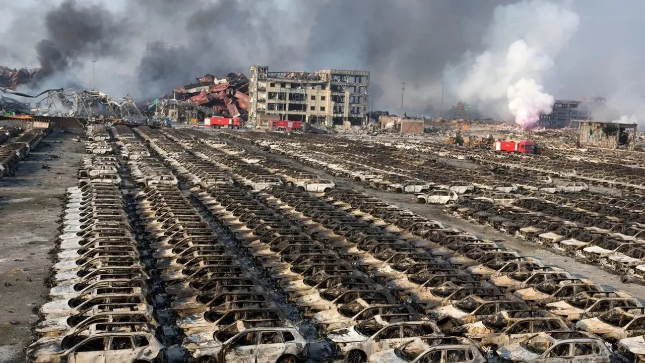 China Coal Company office Fire