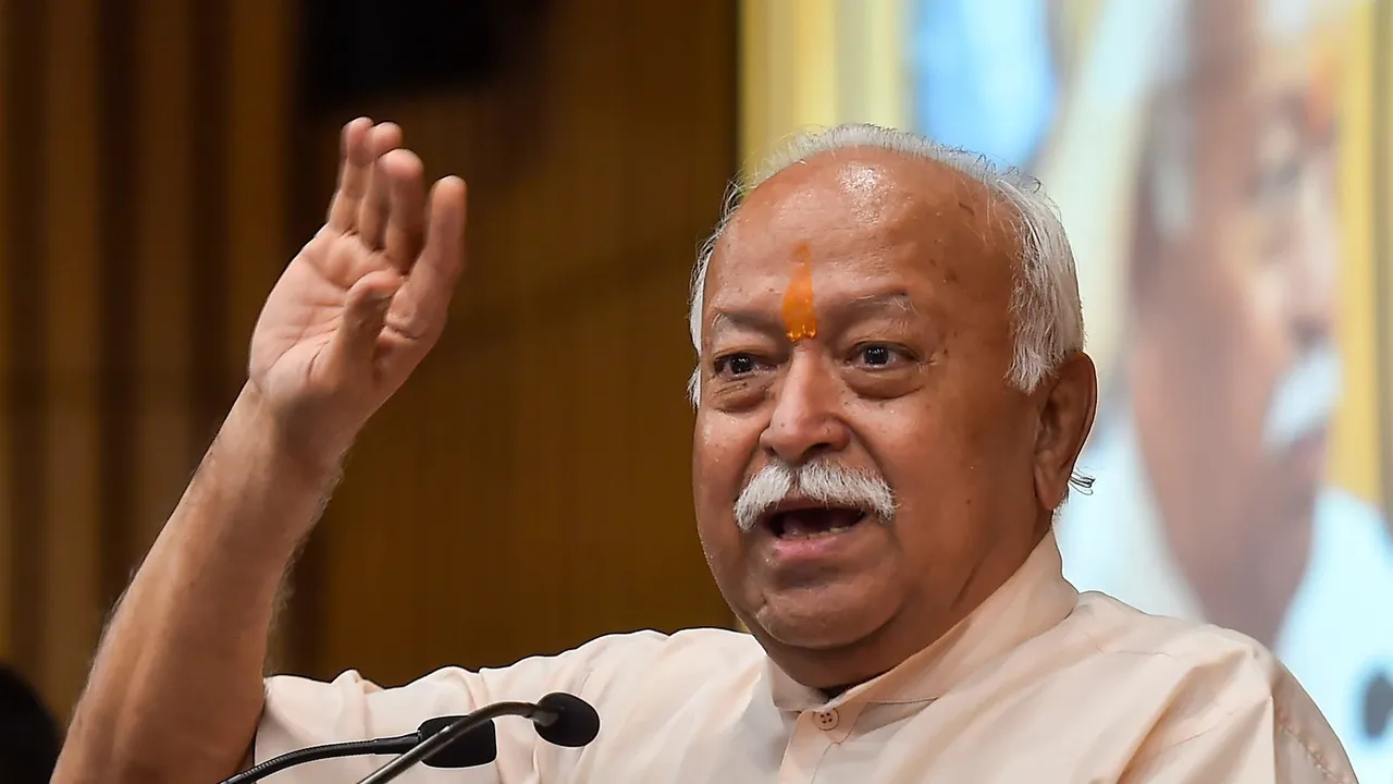 RSS Supremo Mohan Bhagwat