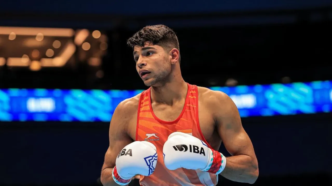 Indian boxer Nishant Dev 