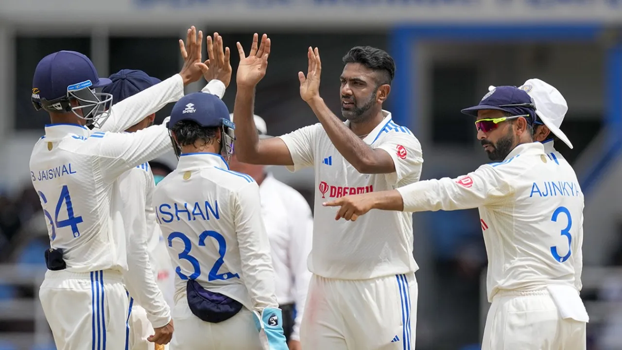 Ashwin India West Indies