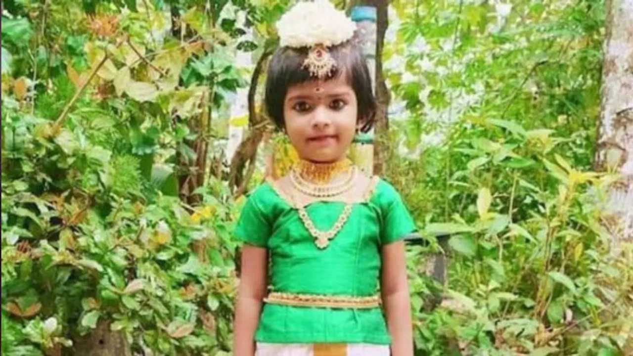Kshethra, daughter of Rameshan and Jiji, succumbed to injuries after she was run over by a chariot