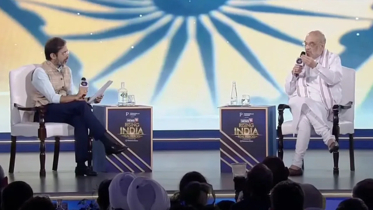 Amit Shah in an interview with Rahul Joshi