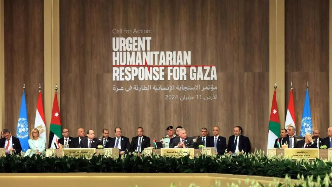 Secretary represented India at the High Level Conference in Amman on 'Urgent Humanitarian Response for Gaza'