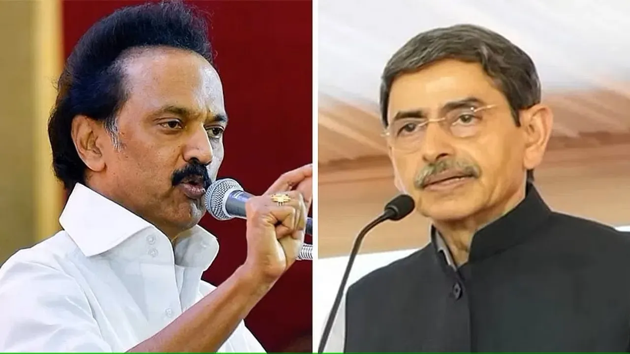 RN Ravi MK Stalin