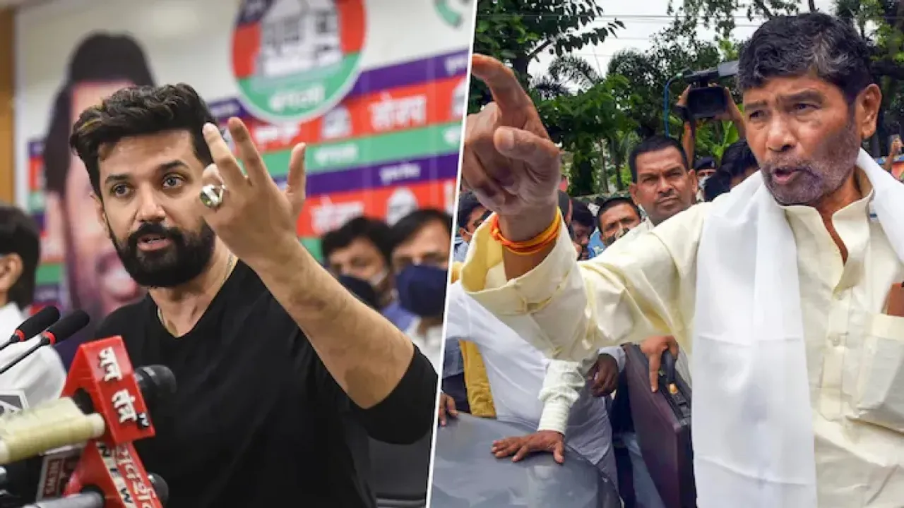 Chirag Paswan Pashupati Kumar Paras