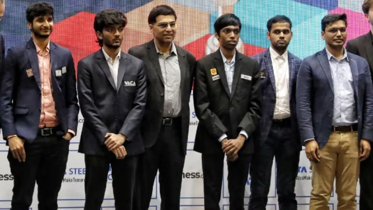 Vidit Gujrathi, Gukesh, R Praggnanandhaa, Arjun Erigaisi and Pentala Harikrishna are part of Team India at the 45th Chess Olympiad in Budapest