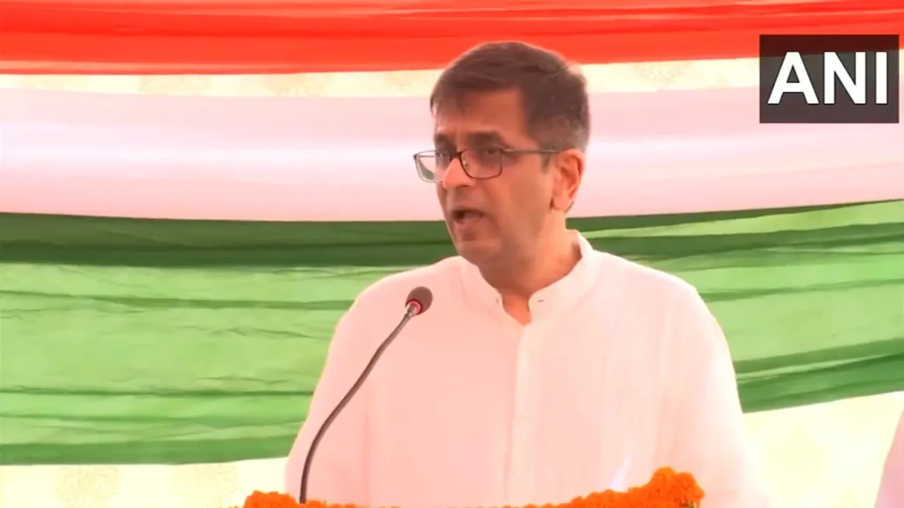 CJI DY Chandrachud at Independence Day function at Supreme Court on August 15, 2024.