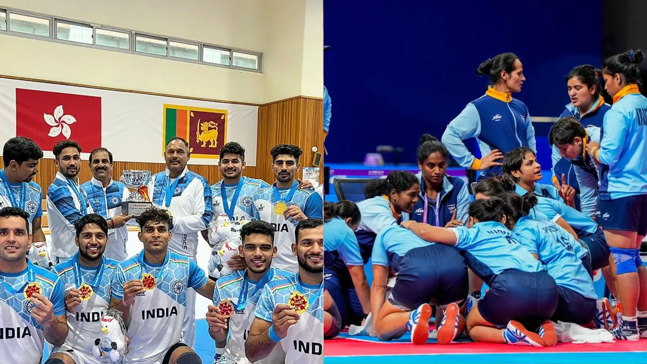 Indian men's, women's kabaddi teams