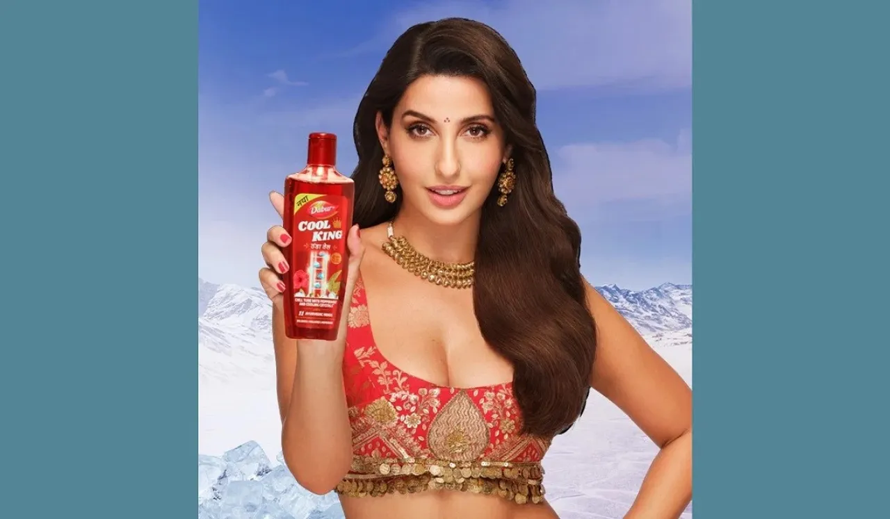 Dabur Nora Fatehi cooling oil.jpg