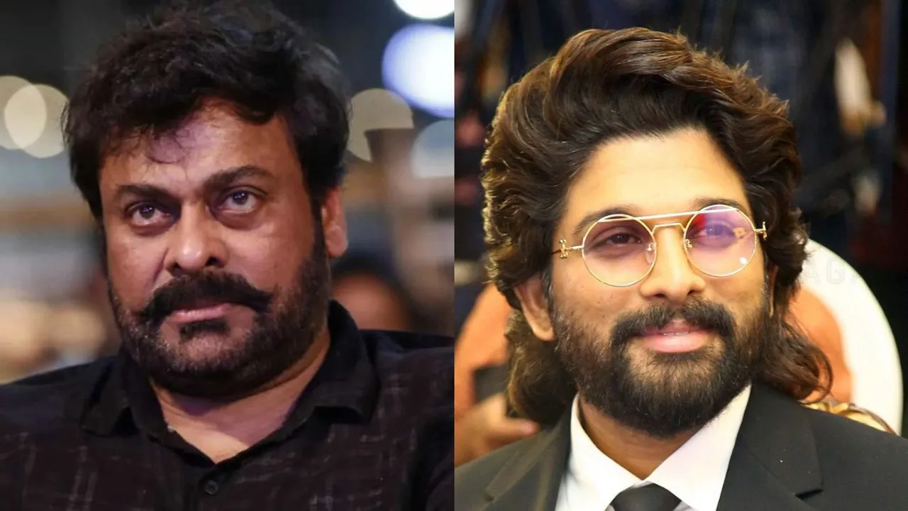 Chiranjeevi and Allu Arjun (File image)