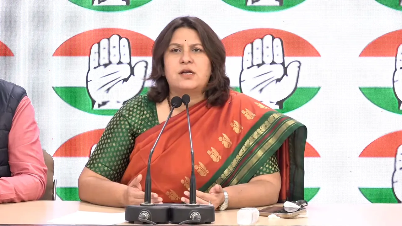 Supriya Shrinate at AICC HQ