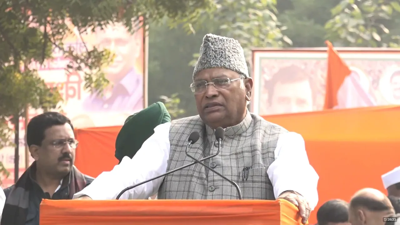Mallikarjun Kharge Jantar Mantar