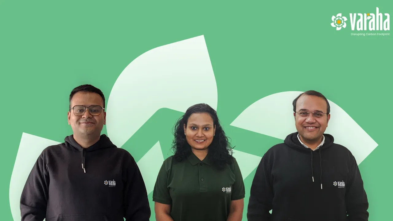 Madhur Jain, Ankita Garg & Vishal Kuchanur, Co-founders, Varaha.