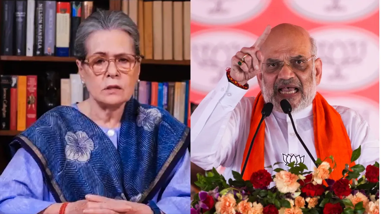 Sonia Gandhi Amit Shah
