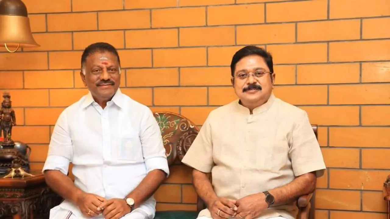O Panneerselvam TTV Dhinakaran
